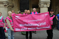 Zweite Mahnwache (Bild: © C.Kruse/OV Münster)