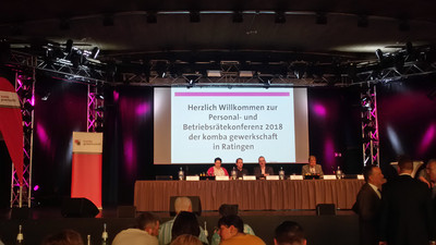Personal- und Betriebsrätekonferenz der komba in Ratingen 2018